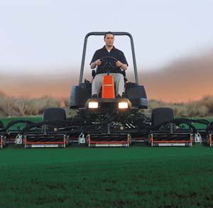 Jacobsen unveils 96 gang mower Golf Course Industry