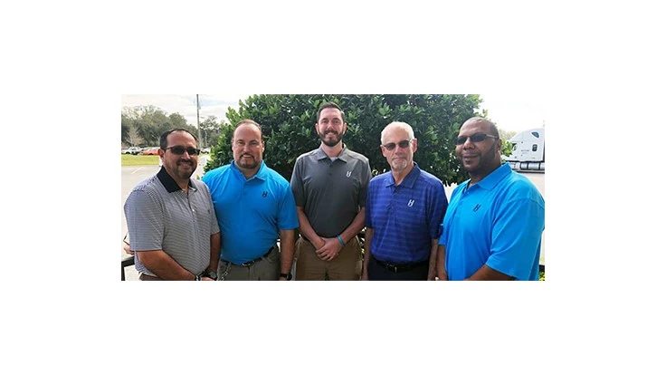 Pictured left to right: Robert Gonzales, Daniel Lewis, Ben Boehme, Gary Schinderle, James Penny